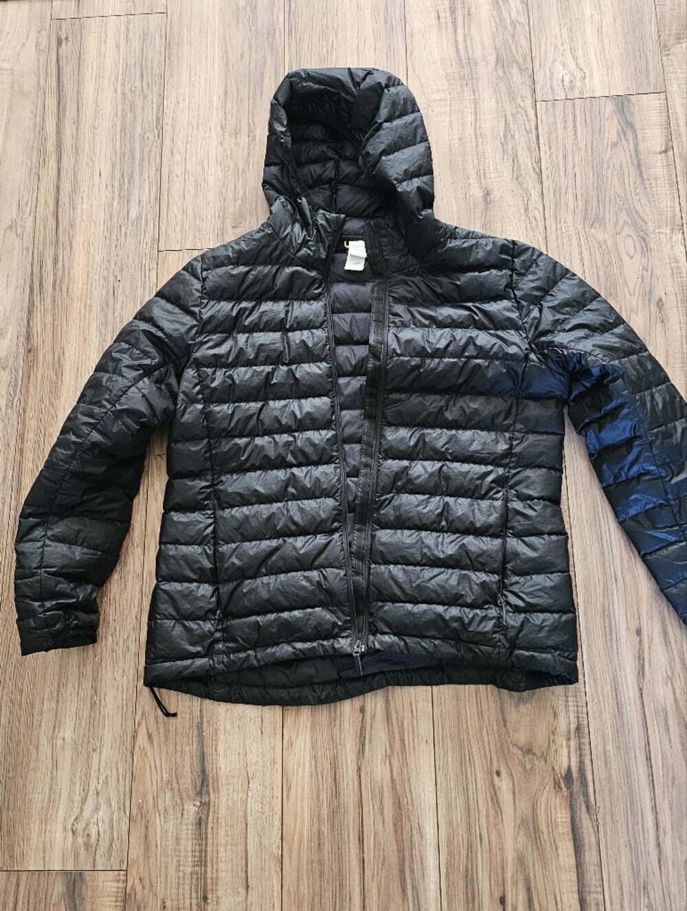 Lolë Emeline Packable Hooded Down Jacket Puffer Black Size XL